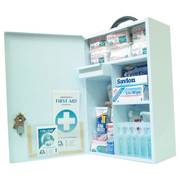 Farmer First Aid Kit, Complete Set In Metal Case