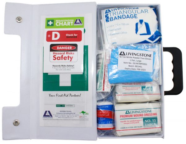 General Purpose First Aid Kit, Small, Complete Set In PVC Case